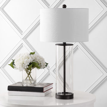 Collins Glass LED Table Lamp - JONATHAN Y